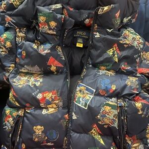 Ralph Lauren Kids' Colorful Print Puffer Jacket